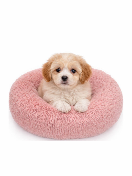 Ideaplus Pet Pernă Rotundă Pentru Câini Roz