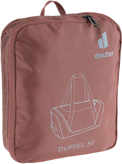 Deuter Duffel Σακ Βουαγιάζ 50lt Κόκκινο Υφασμάτινο Μ60xΠ32xΥ32εκ.