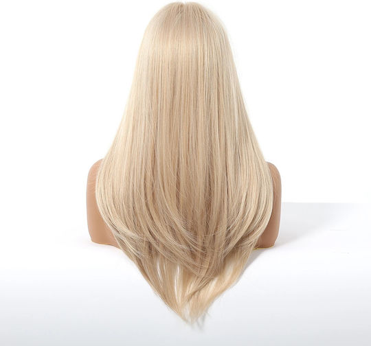 Animis Beauty Perucă cu Păr Sintetic în Nuanță Blondă 50cm
