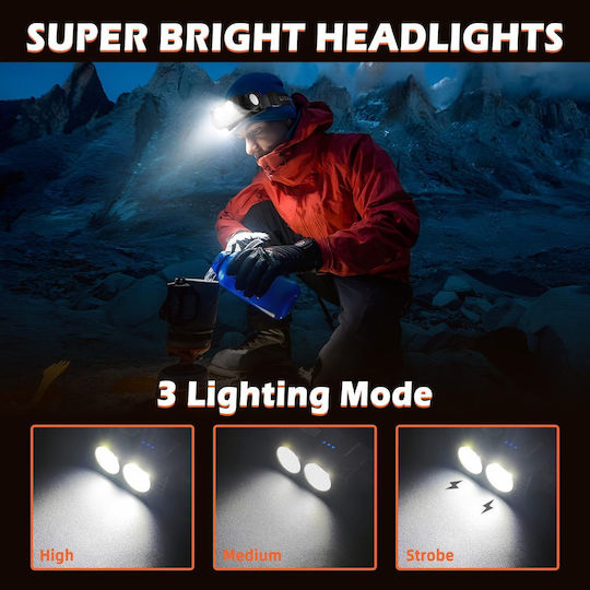 Lanternă LED Reîncărcabilă IPX5 cu Luminozitate Maximă 2000lm Set 2