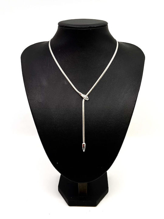 Legola Necklace With Snake Design Made Of Steel