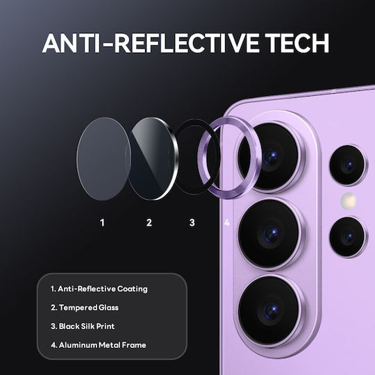Northjo Προστασία Κάμερας Tempered Glass Μωβ για το Samsung Galaxy S26 Ultra 5g