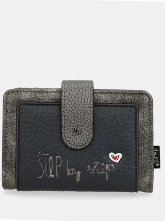 Small Fabric Women's Card Wallet with RFID Beige