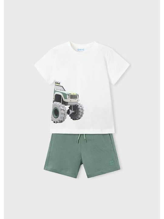 Kinder-Set mit Shorts Sommer 2Stück Green