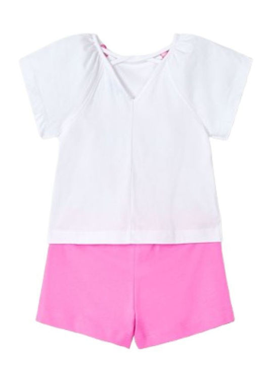 Mayoral Kids Set with Pink Shorts 2 Pieces