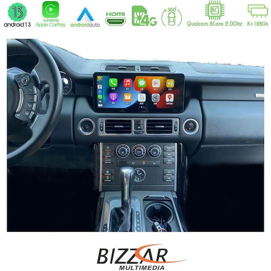 Bizzar Ηχοσύστημα Αυτοκινήτου για Land Rover Range Rover 2006 – 2008 (Bluetooth/USB/WiFi/GPS/Apple-Carplay/Android-Auto) με Οθόνη Αφής 12.3"