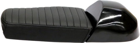 C-racer Şa Motocicletă Universală Neagră Multiseat Caf Racer Scrambler Seat Black