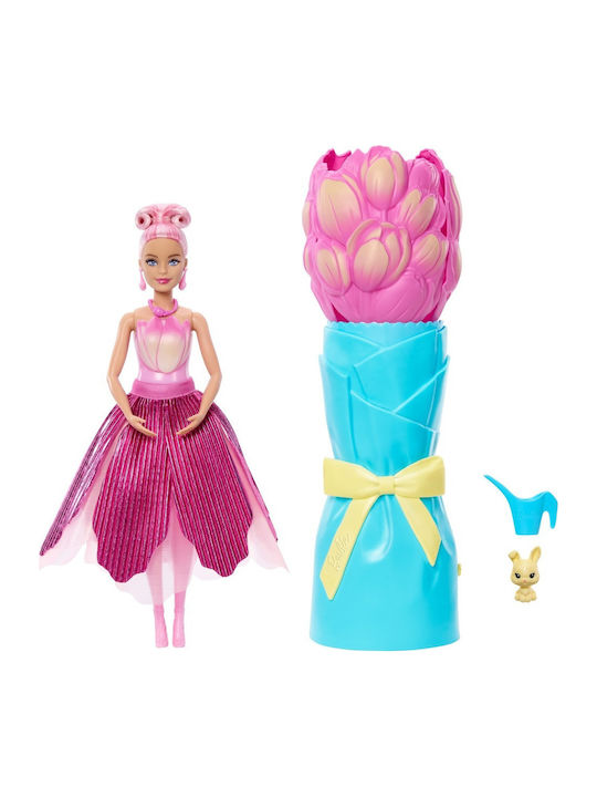 Easter Candle with Toy Petal Pop Floral Surprise Pink Tulip for Ages 3+ Barbie