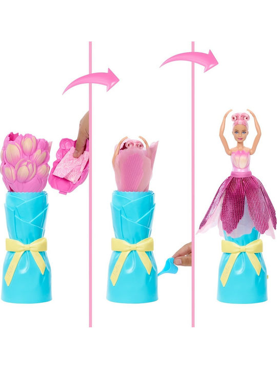Easter Candle with Toy Petal Pop Floral Surprise Pink Tulip for Ages 3+ Barbie