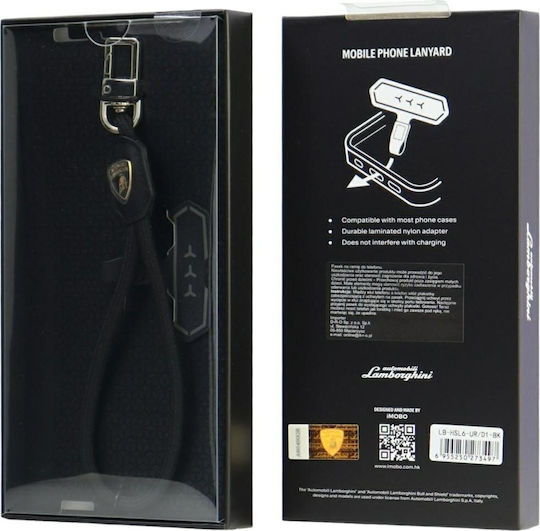 Audi Universal Lamborghini Urus D1 Lanyard Black Hand Strap Lb-hsl6-ur/d1-bk