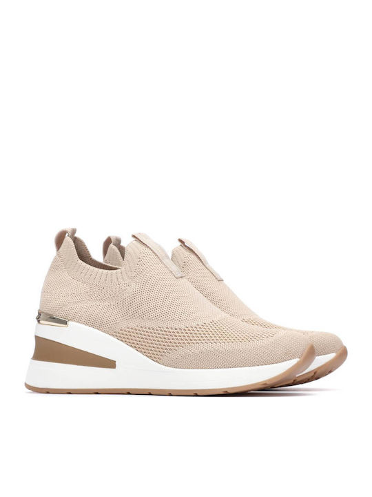 Vegan Damen Sneakers Beige