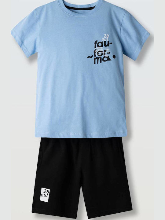 Set pentru copii cu șorturi Vară 2buc Light Blue