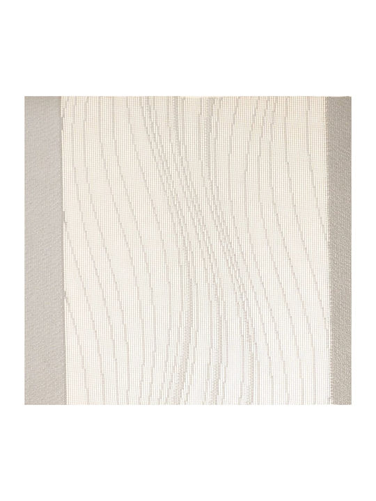 Elite Blinds 627342-07 Jalousie & Rollläden Stoff in Weißes Farbe P100xH100cm
