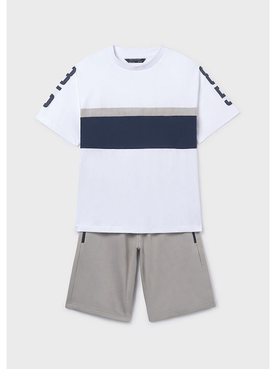 Kids' Set with Pants Summer 2pcs Coffee
