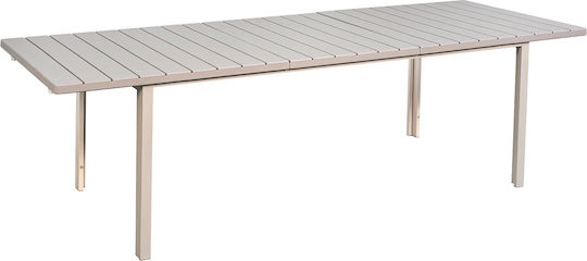 Τραπέζι Επεκτεινόμενο 240x89.5x76 Cappuccino Τραπέζι Επεκτεινόμενο 240x89.5x76 Cappuccino