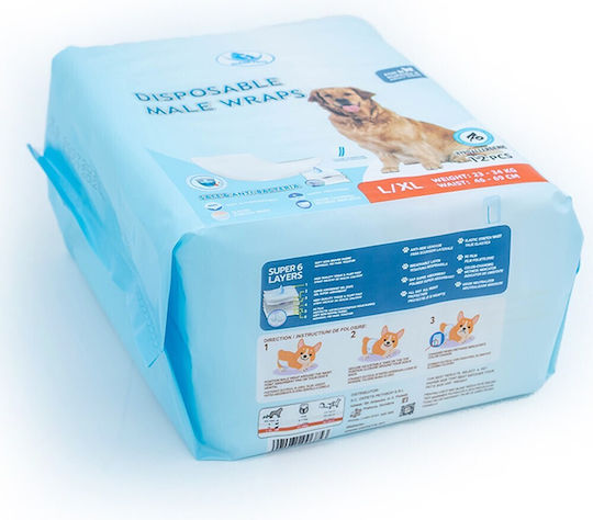 Clean Pets Ersatzwindel Binden Für Hund 12 Stück