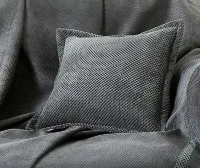 Guy Laroche Rubicon Dreisitzer-Sofa Wurf Zwei Seiten 180x300cm Anthrazit