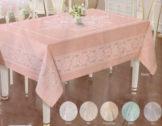 VS Home Față de Masă Rezistent la Pete Monocrom 160x260cm
