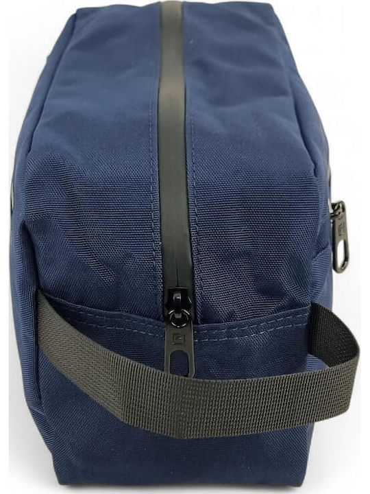 Travel Toiletry Bag Rain Cos01-z1 25x12x17cm Waterproof Fabric Internal Pockets Blue