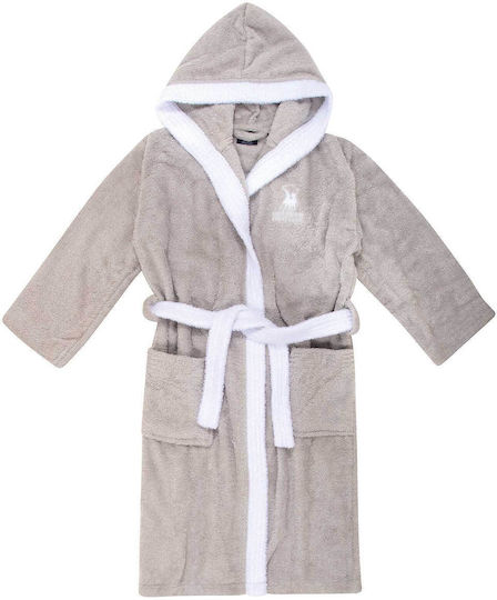 Greenwich Polo Club Kids Bathrobe Essential 8622 Gray Hooded