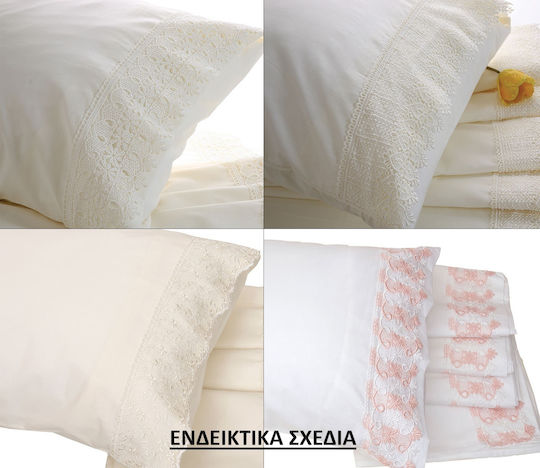 Viopros Set Față de Pernă Ecru 50x70cm.