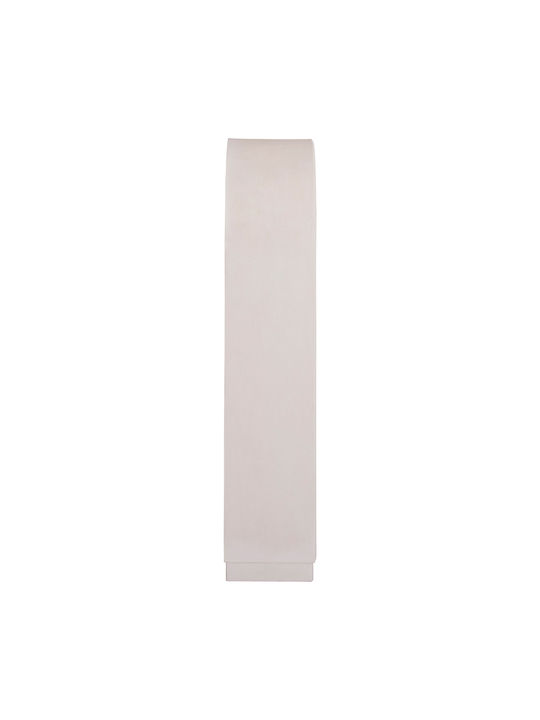 Bookcase Off-White Natural 80x38x188cm
