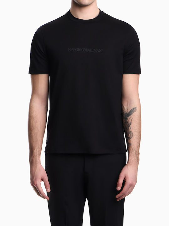 Herrenblusen Kurzarm T-Shirts Schwarz