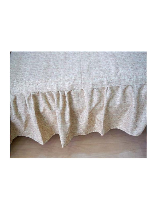 VS Home Coverlet Single from Polyester Gold 160x220cm