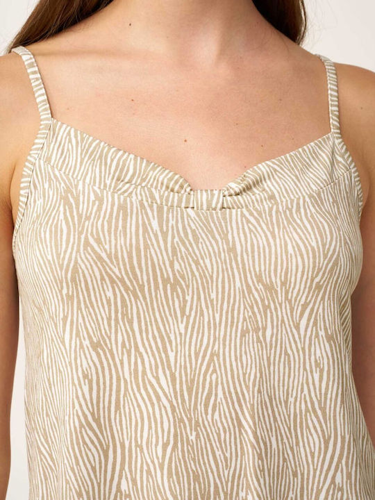 Vamp Sommer Babydoll Beige Taupe