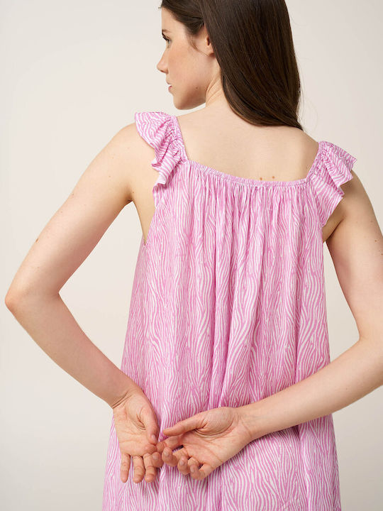 Vamp Summer Women's Nightgown Pink Flirt