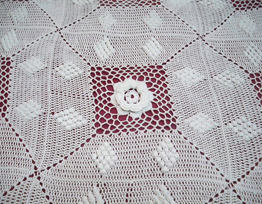 VS Home Gestrickt Decke Übergröße 240x270cm Weiße
