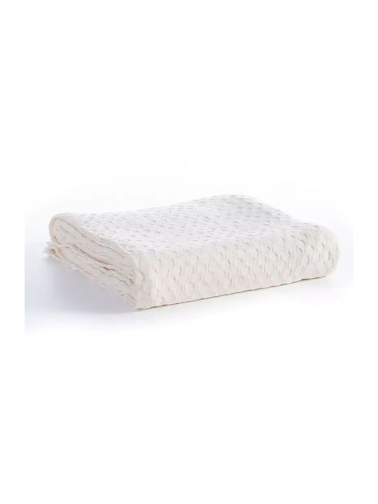 Nef-Nef Homeware Elmer Decke Piqué Moné 160x240cm Off-White