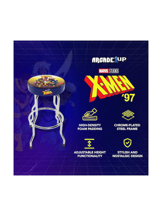 Stool For Living Room Metallic Sgabello Regolabile X-men Multicolour
