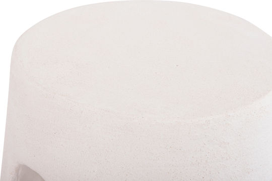 Табуретка Дневна стая Пластмаса Santorini Off-White Color