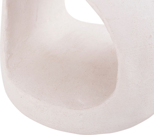 Табуретка Дневна стая Пластмаса Santorini Off-White Color