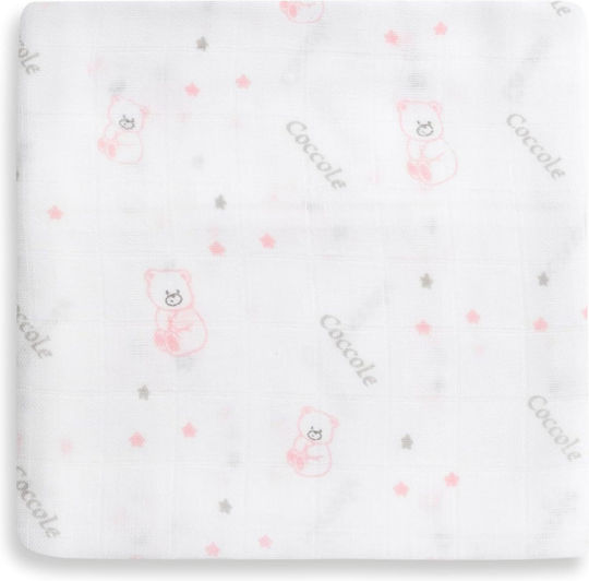 Interbaby Πάνες Αγκαλιάς από Μουσελίνα Pink 55x70εκ. 3τμχ