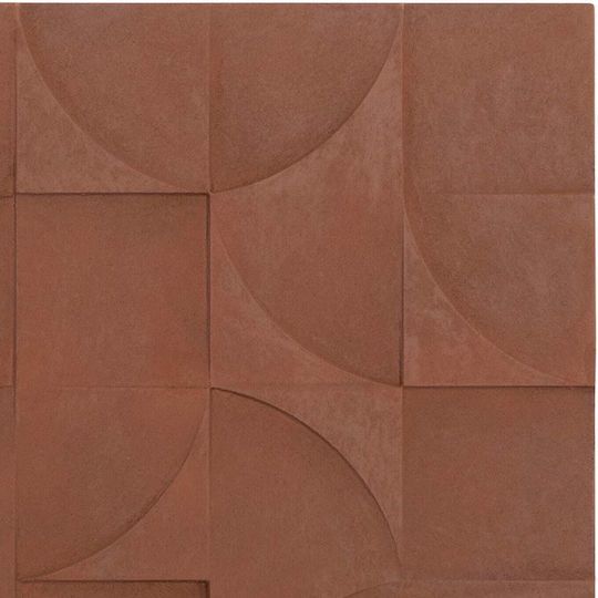 Square Painting Fb94524 MDF Brown Color 80x5 Thickness X80cm
