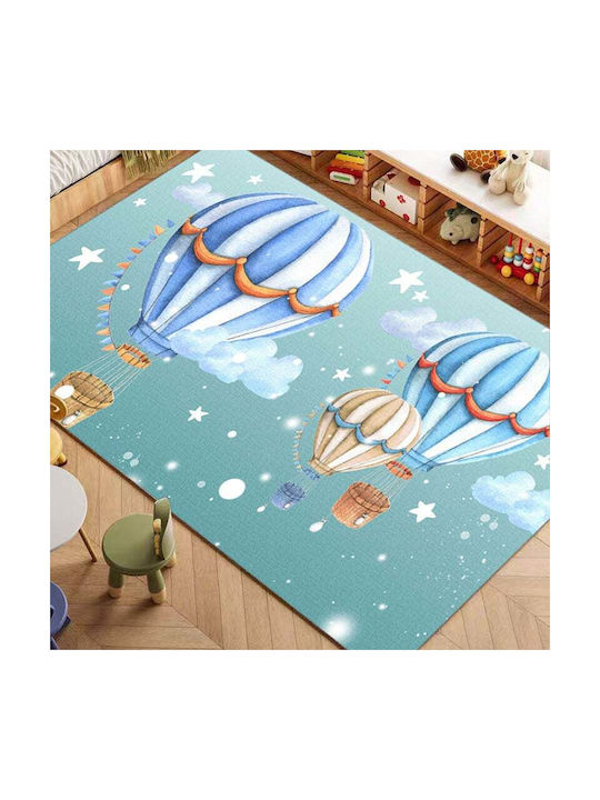 Viopros Set of Multicolour Cotton Kids Rugs 133x195cm