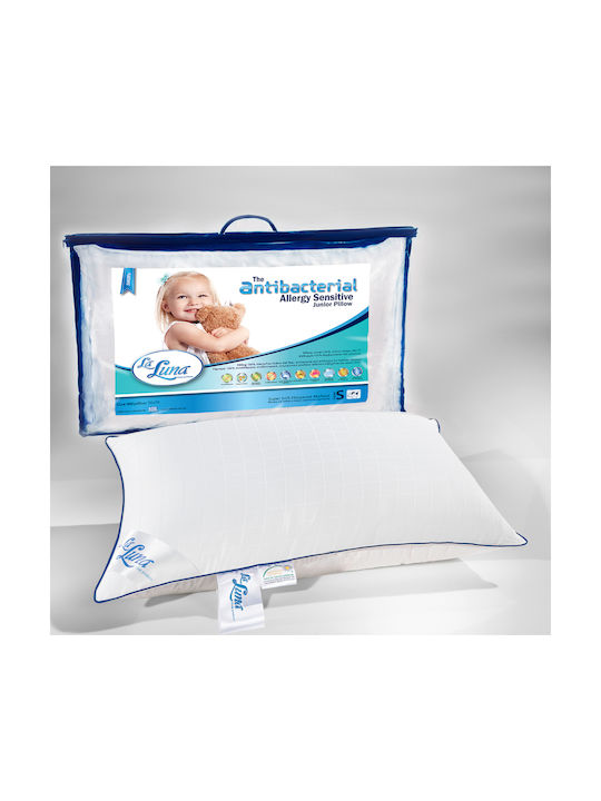 La Luna The Antibacterial Allergy Free Kids Sleep Pillow White 50x70cm