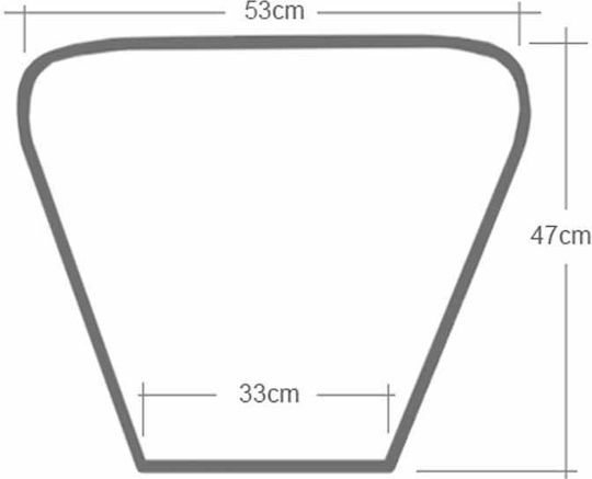 Μαξιλάρι Φερ Φορζέ Be Comfy Mocca 606 Πλάτη 53 X 47 X 3