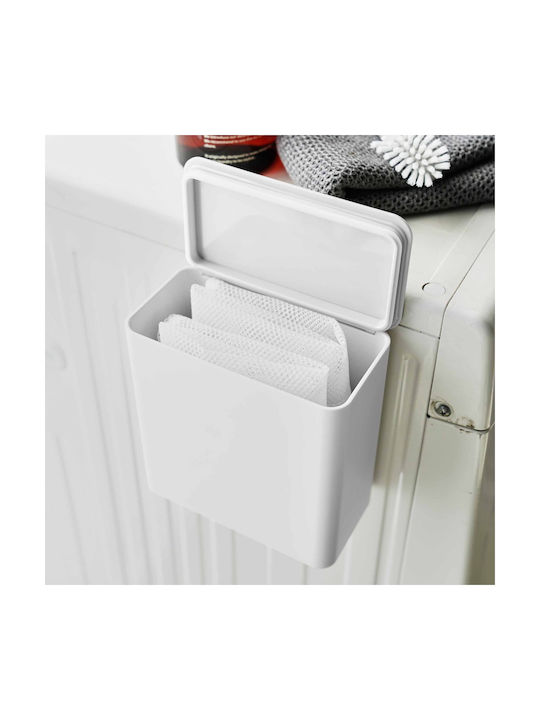 Yamazaki Wall Mounted Plastic White Bathroom Organizer