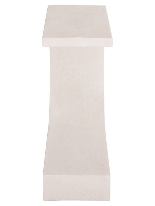 Wooden Console Table Off-white L110xW30xH70cm
