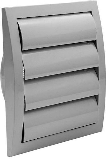 Europlast Vent Louver 19x19cm Square Gravity With Sieve