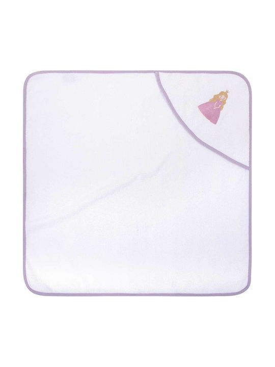 Greenwich Polo Club Baby Kapuzen-Badetuch Baby Essential Rosa 80x80cm