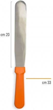 Decora Παλέτα Ζαχαροπλαστικής Μεταλλική 33cm Decora Παλέτα Ζαχαροπλαστικής Μεταλλική 33cm