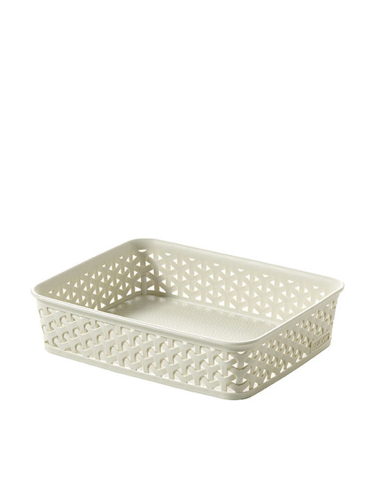 Curver Storage Basket Plastic White 26x20x6cm 1pcs