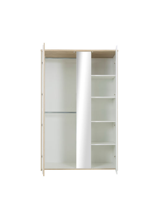 Ușă dublă Dulap Bej 130x60x202cm
