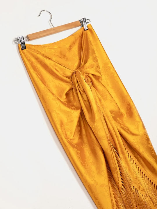 Rock Club Women's Beachwear Skirt Mustard