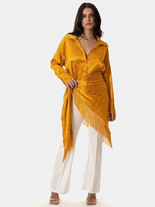 Rock Club Women's Beachwear Skirt Mustard