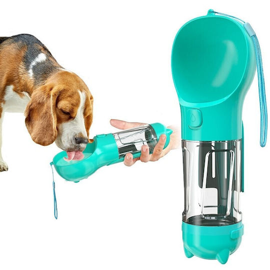 Alista Home Sticlă De Apă Din Plastic Pentru Câine Și Pisică 300ml 26.7cm În Culoare Turcoaz